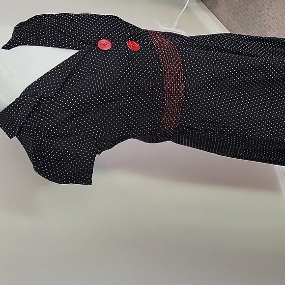 NEW Polka-dot Black Dress - Picture 4 of 9